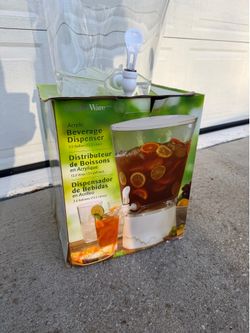 acrylic beverage dispenser 3 1/2 gallon Creative Wear acrylic beverage dispenser 3 1/2 gallon