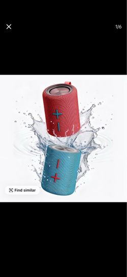 Multifunctional Portable Wireless Magnetic Bluetooth Speaker Duo - 2-in-1 TWS Pairing