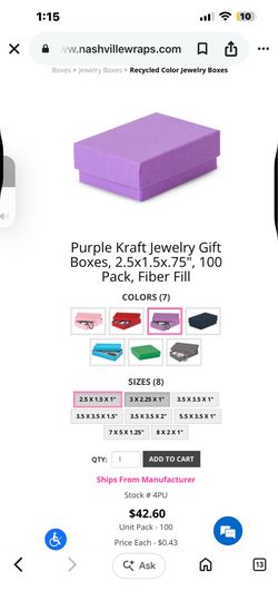 Jewelry boxes