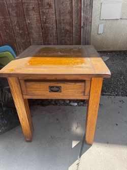 Solid wood coffee table