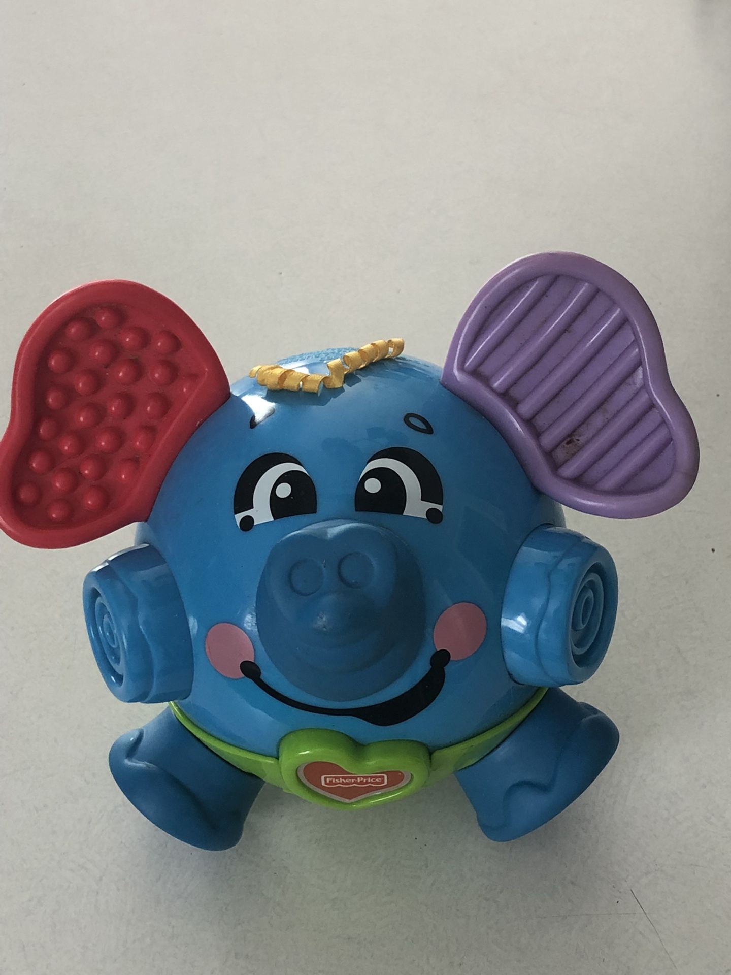VTG 2005 Fisher Price Mattel Bounce Giggle Musical BUMBLE Ball Elephant Fun Toy