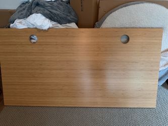 60x30 1” thick real bamboo desktop