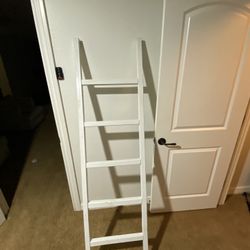 2 White Blanket Ladders $40