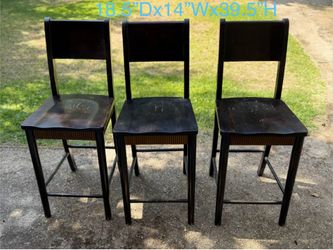 Wooden Bar Stools
