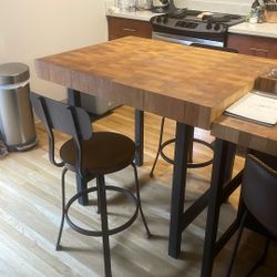 Custom Butcher Block Table