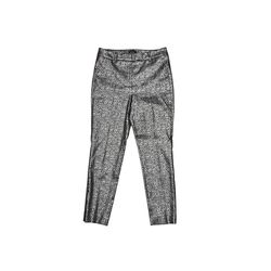 WHBM Metallic Slim Ankle Pants 