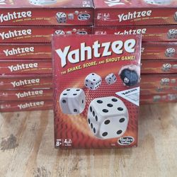 LOT OF 17 NEW Hasbro Yahtzee Dice Games SEALED Bulk Church School FREE SHIPPING!