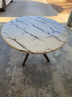 Marble Style Dining Table