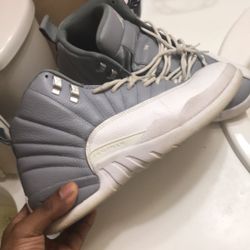 Jordan 12s Size 10.5 (Stealth Grey)