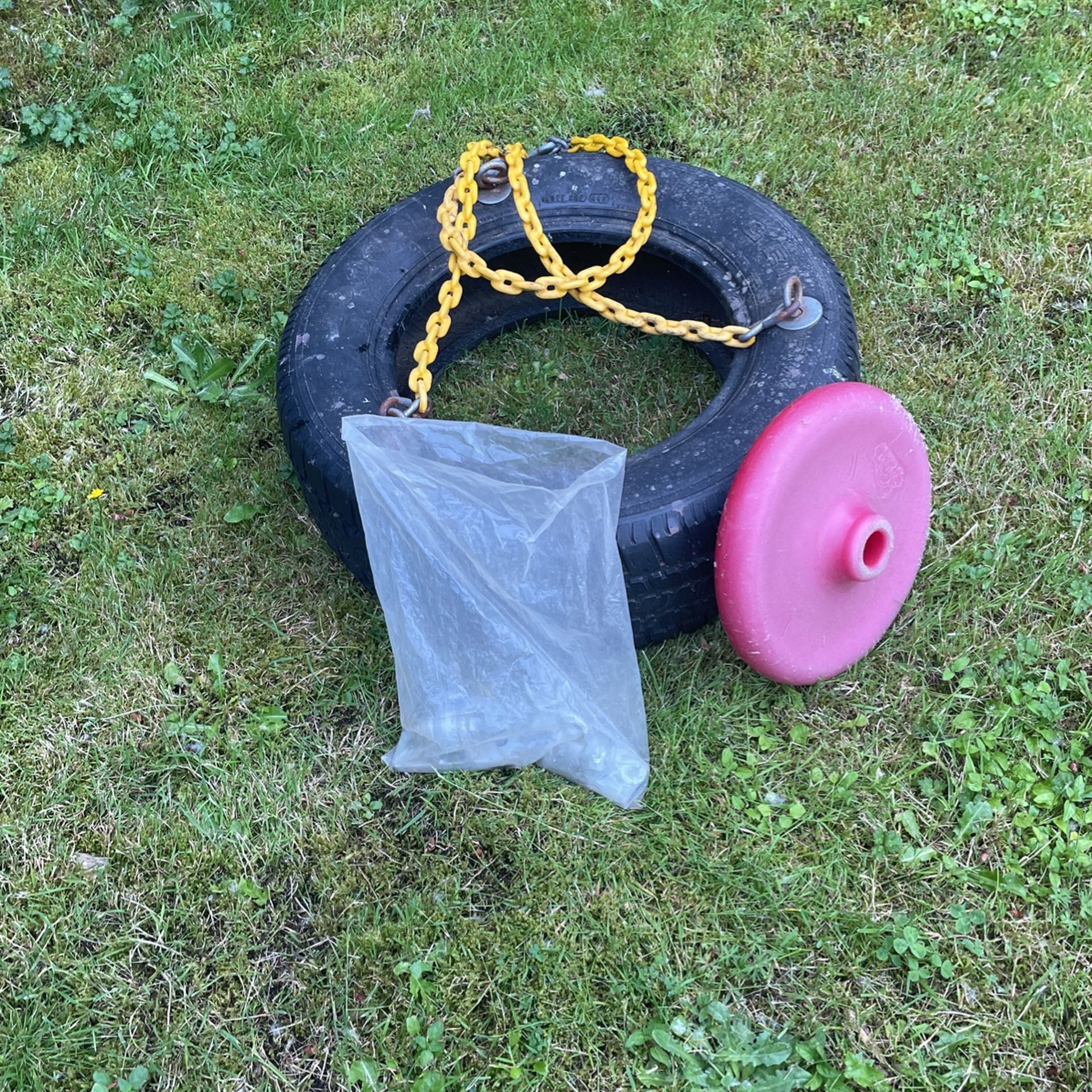 Rainbow Tire Swing