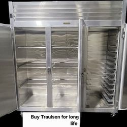 Traulsen 3-door Stainless Refrigerator Get Free Delivery One Full Year Warranty.