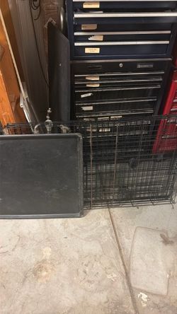Wire Dog Crate with Tray