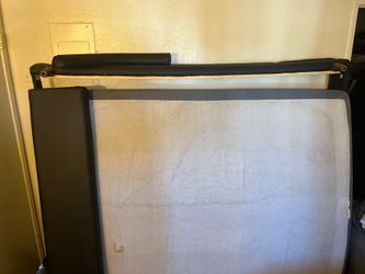 Queen Sleigh Bed with Mattress $250