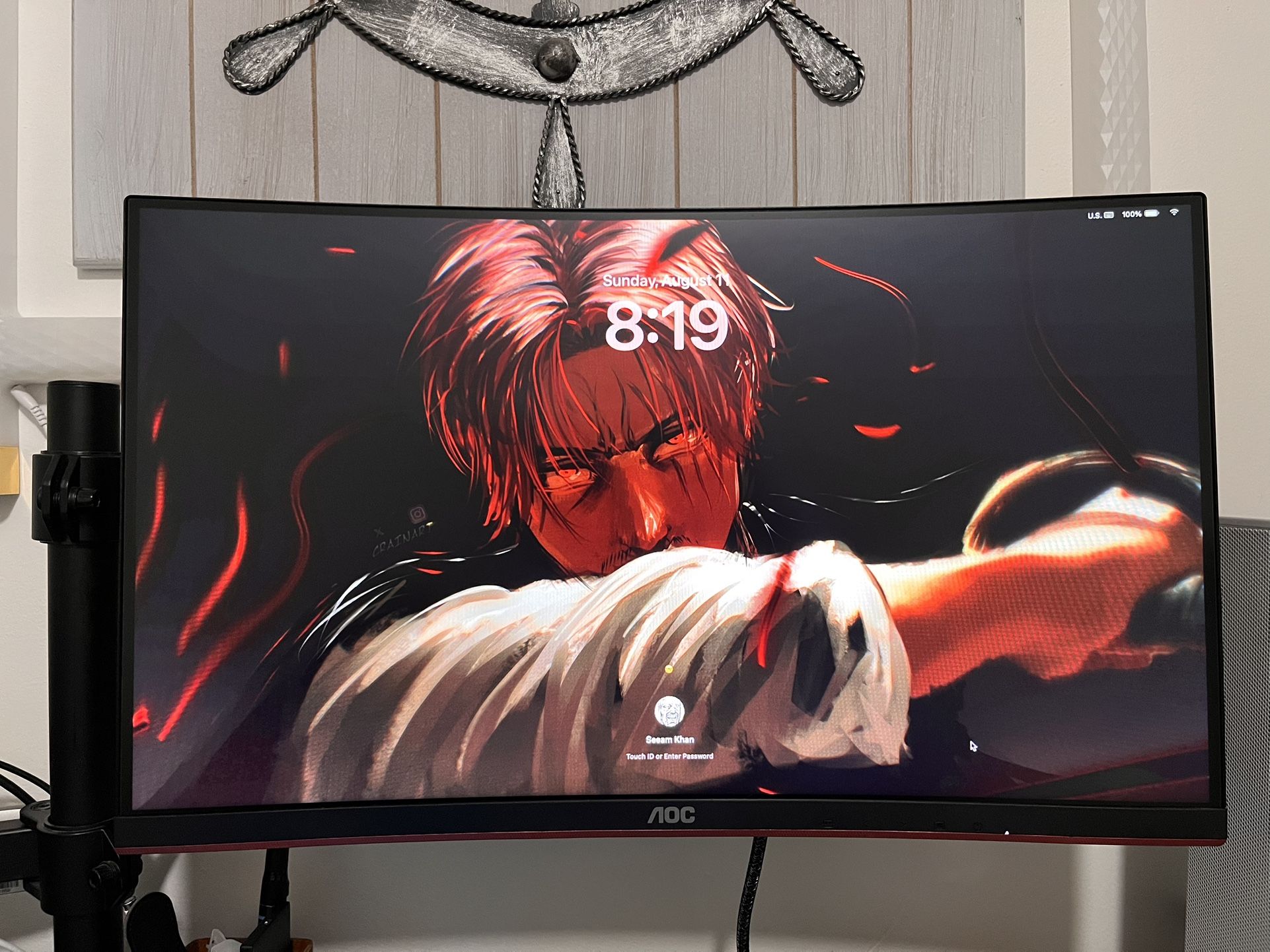 AOC M24g1c 24 Inch 1080p 144hz Gaming Monitor
