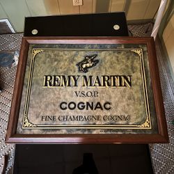 Antique Remy Martin Mirror