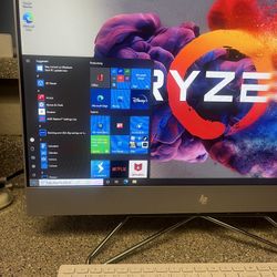 24” Hp All In One Ryzen 5 Touchscreen 