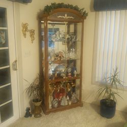 5 Shelf Curio Cabinet 