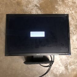 Lcd Computer Monitor Acer 21” Inch For Windows Vista