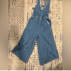 KanCan Denim Romper SZ M