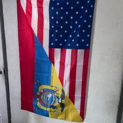 Eduardo And American Flag 