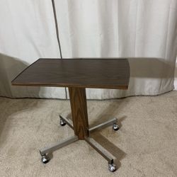 Small Utility Table With Wheels & Stool
