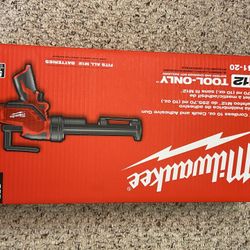 Milwaukee M12 12V #2441-20Cordless 10 oz. Adhesive and Caulk Gun (Tool-Only)