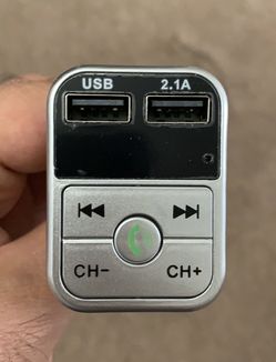 Wireless Bluetooth Car Kit Handsfree Talk MP3 player fm transmitter dual car charger
