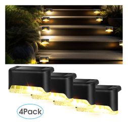 Outdoor Solar Deck Lights - 4 Pack