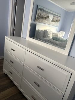 White dresser