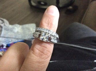 Cz Diamond Wedding ring...20..,