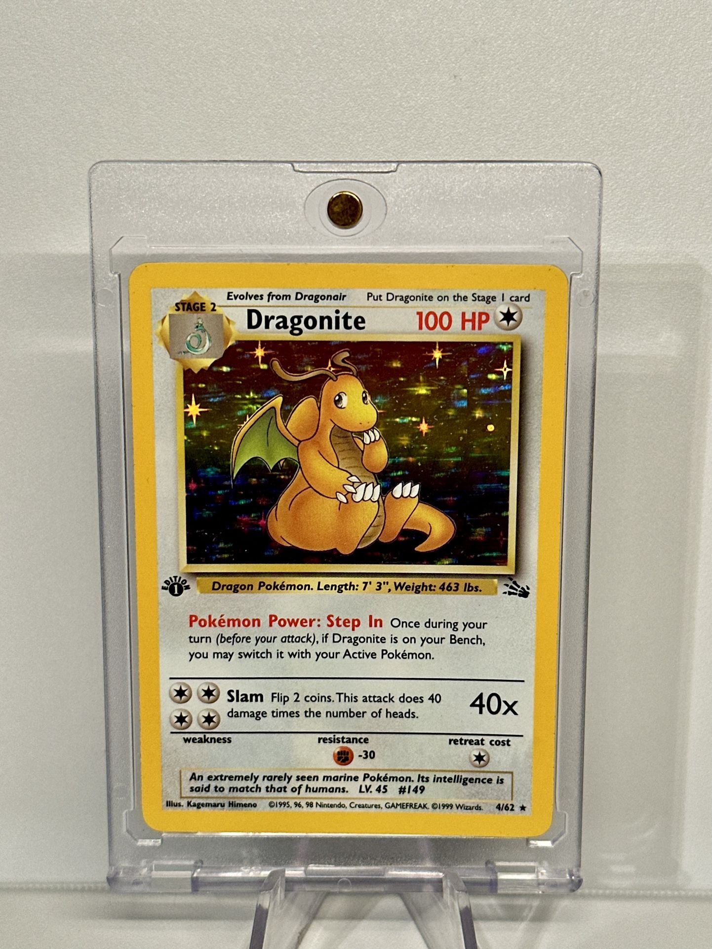 dragonite 1995 pokemon card Collecting Vintage Captured in a crystal Vintage Pokmon Collectibles: 1st Edition