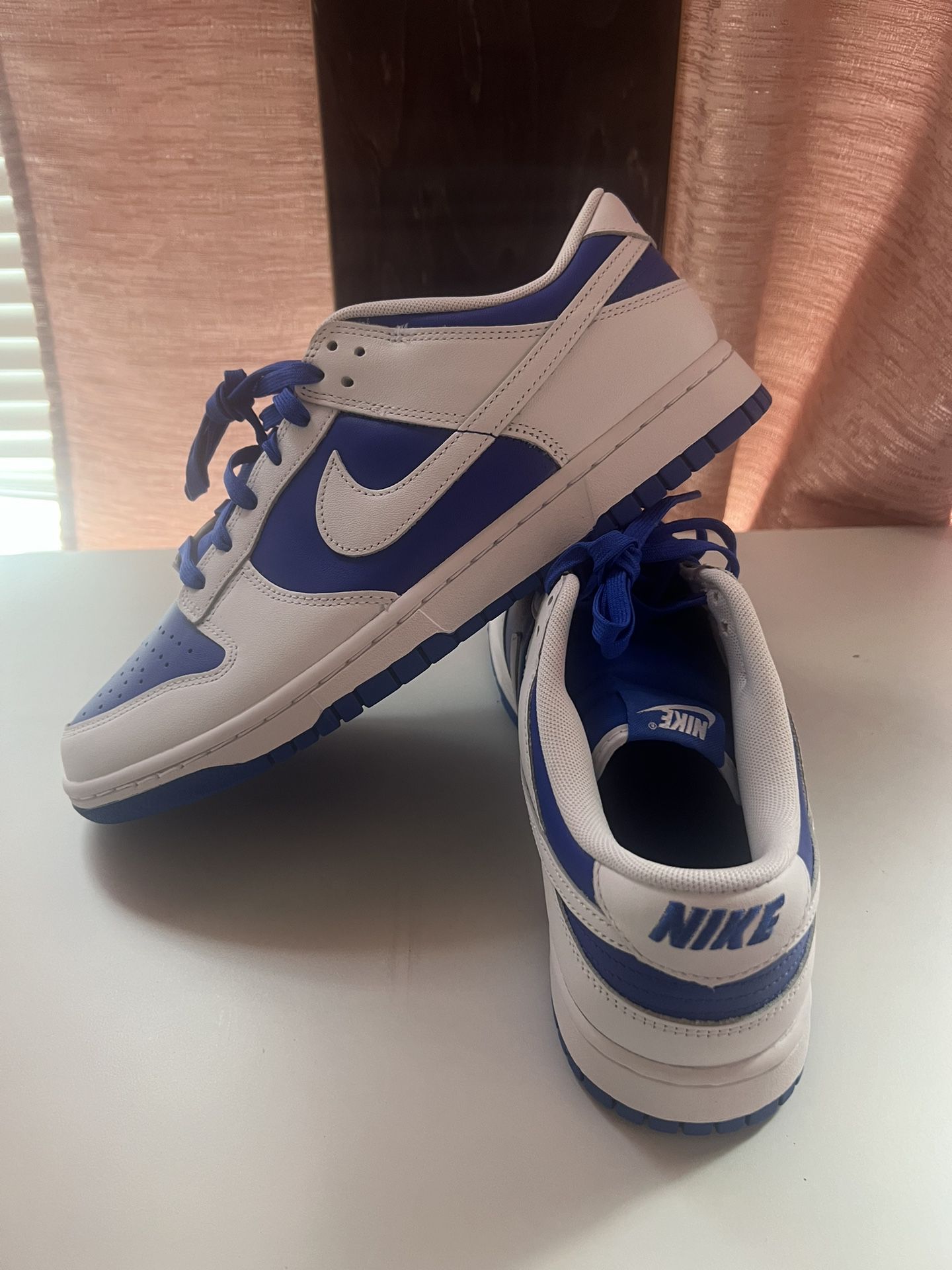 Nike Dunk Low Racer Blue White Size: US M 11