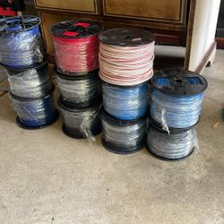 #12 Stranded Wire Black ,red ,blue ,white /red Stripes 