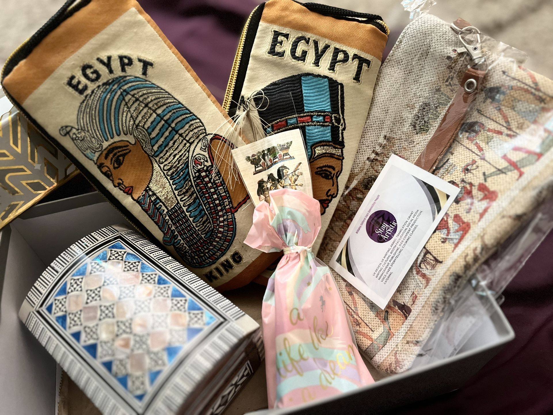 Gift Box. Egyptian Souvenirs