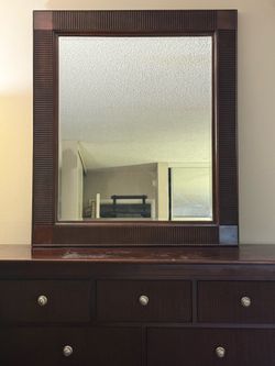 Cherry Wood Mirror