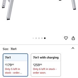 7 In 1multifuction Table with Wheels