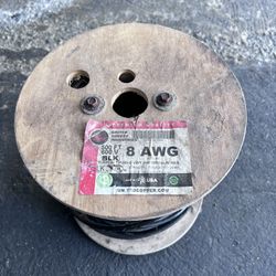 Black 8 AWG 500 Ft