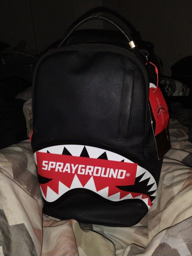 black limited edition Sprayground backpack