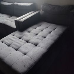 Sectional Sofa (Grey)