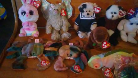 TY beanie babies first and second generation