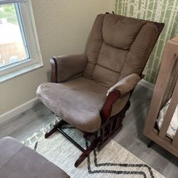 Rocking Chair with glider ottoman 