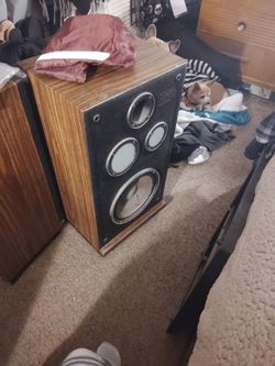 Tall Stereo Speakers 