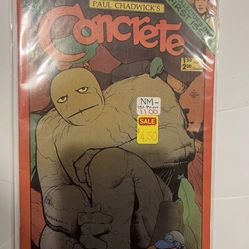 Concrete # 1 , 1987, Dark Horse, Paul Chadwick, New