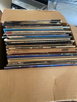 35 vintage vinyl records from 70’s and 80’s