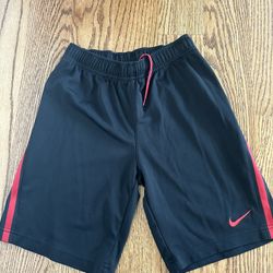 Nike Kids Shorts size S Black Red Strips