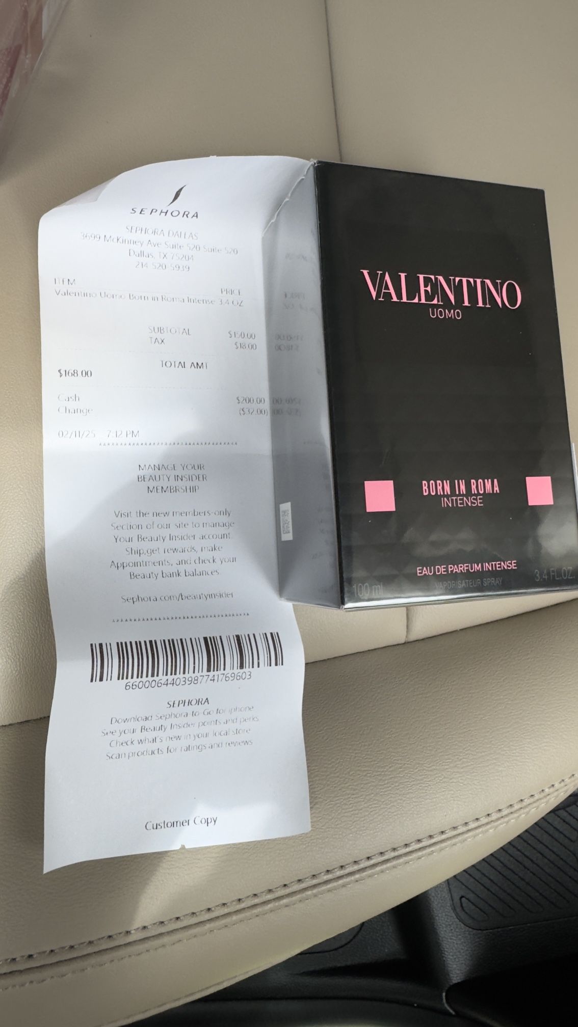 Valentino Cologne