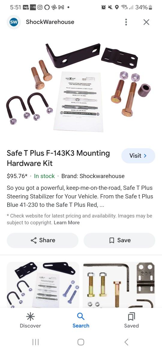 Safe T Plus Mounting Bracket