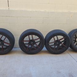 22" Rims With Wheels 