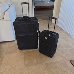 2 PIECE LUGGAGE SET, LARGE 28x18x10 AND SMALL 20x13x8, CARRY ON