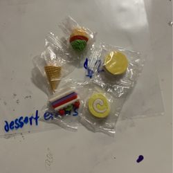 Dessert Erasers 
